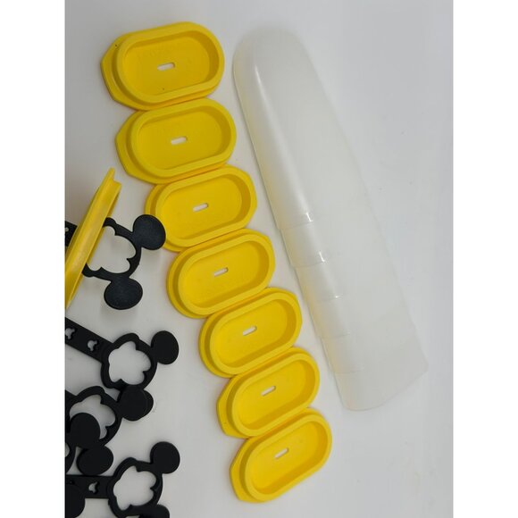 Tupperware Ice Tups Mickey Mouse Disney Popsicle Complete Set + Bonus Pieces - Picture 2 of 5